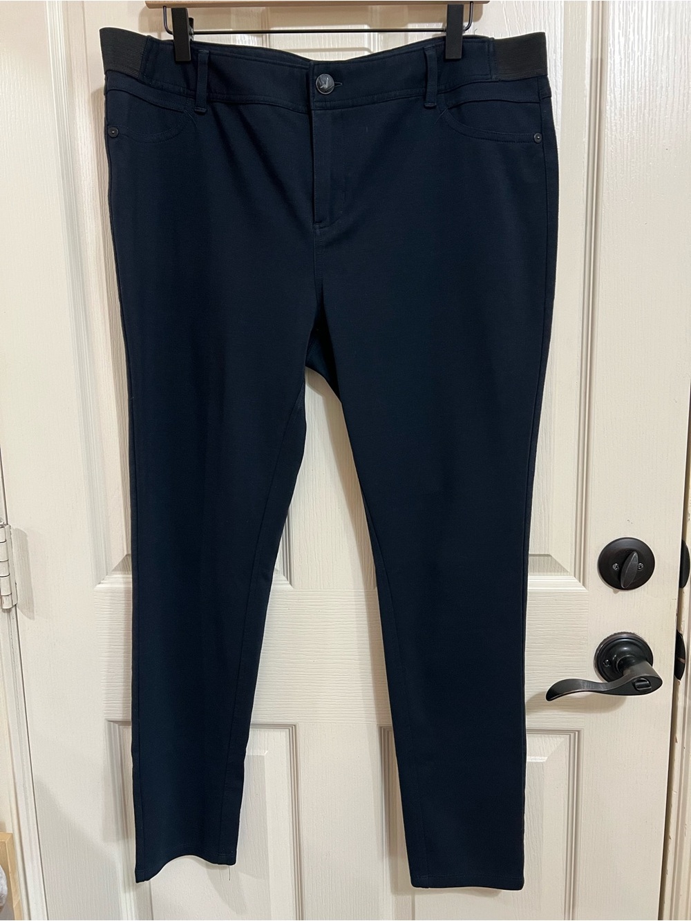 Simply Vera Vera Wang Dark Navy Ankle Skinny Pants